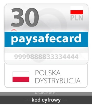 PAYSAFECARD PSC 30 zł