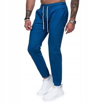 MF145 r. XL Jeansy ze Ściągaczami JOGGERY MĘSKIE