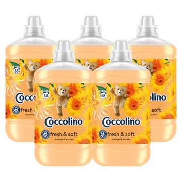 COCCOLINO Płyn Płukania Orange Rush 1700 ml - Miękkość i Antyelektrostatyka