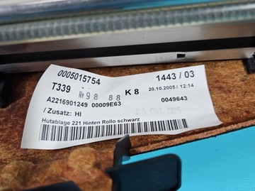 ROLETA KUFRU MERCEDES W221