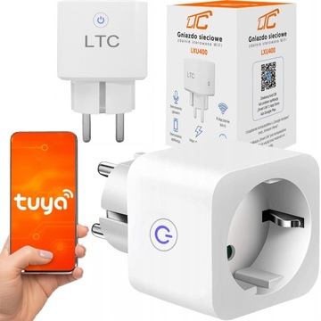 LXU400 Gniazdo sieciowe sterowane WiFi PROGRAMATOR