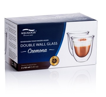 Aqualogis Cremona Szklanki Termiczne 165ml 2 szt