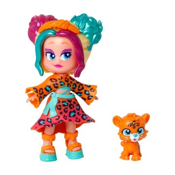 KOOKYLOOS PET PARTY DOLL ДИАНА + ЛЕОПАРД ДОТТИ