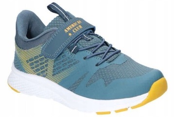 DZIECIĘCE BUTY SPORTOWE AMERICAN CLUB HL71 BLUE NA RZEP R 32