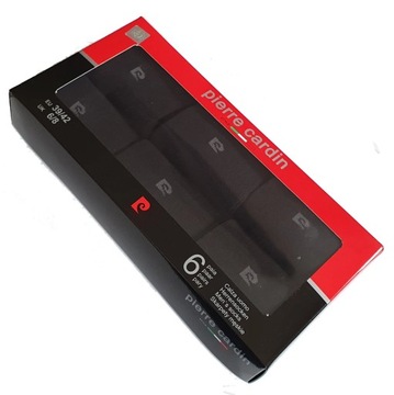 Skarpety garniturowe Pierre Cardin BOX 6p 39-42 Granat / Czarne
