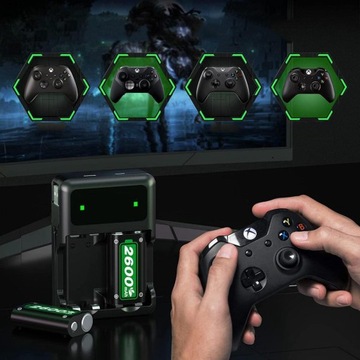 2 АККУМУЛЯТОРА ДЛЯ XBOX ONE/XBOX SERIES X/S XBOX ONE X/S с перезарядкой