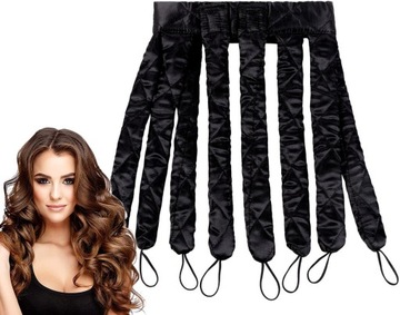 Плойка для завивки волос Осьминог с резинками Валик для локонов ночная повязка на голову