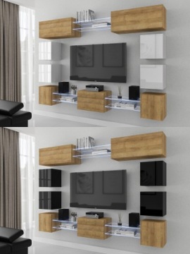 Функциональная мебель, комплект RTV для гостиной, комплект стенок, система C80 Новинка