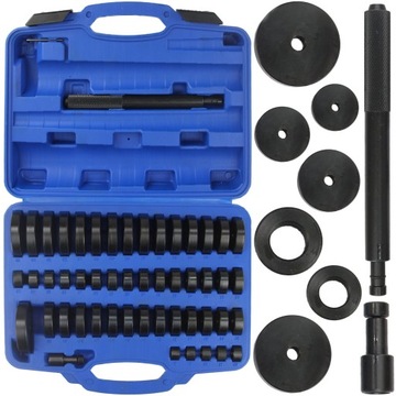 PRASA ADAPTERY PRASY ŚCIĄGACZ ŁOŻYSK TULEI 18-74mm 52el ZESTAW