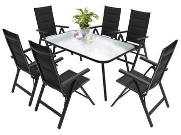 Садовая мебель набор Таблица 6+1 для балкона террасы