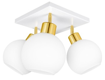 LAMPA WISZĄCA SUFITOWA ŻYRANDOL SZKLANA KULE LED