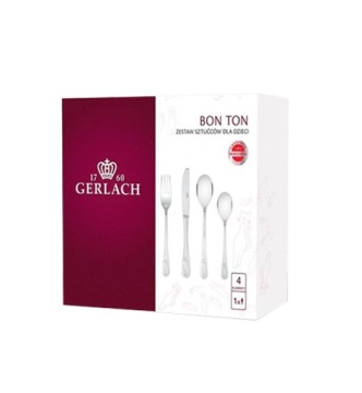 GERLACH BON TON CAT СТОЛОВЫЕ ПРИБОРЫ 4 ПРЕДМЕТА