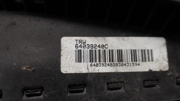 64039240C AIRBAG SEDADLA SPOLUJEZDCE OPEL ASTRA G