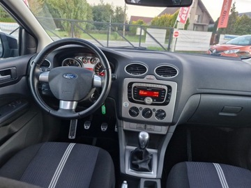 Ford Focus II Kombi 1.6 Duratec 100KM 2010 Ford Focus Lift Sliczny czarny 1.6 benzyna 213 tys km bezwypadkowy z Niemi, zdjęcie 7