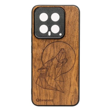 Dřevěné Pouzdro Bewood pro Xiaomi 14 Wilk Imbuia
