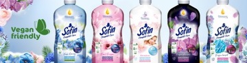 SOFIN Płyn do Płukania Tkanin Koncentrat MIX Zapachów Vegan 1,8 x5 360 prań
