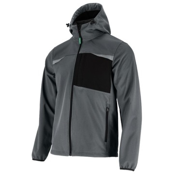 KURTKA SOFTSHELL SZARA ROCK 
