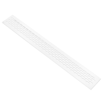 Kratka wentylacyjna meblowa biała 60x480 mm kratka meblowa biała