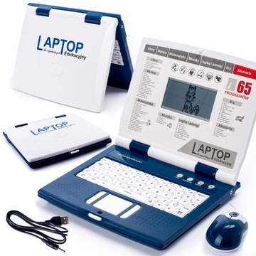 ОБРАЗОВАТЕЛЬНЫЙ НОУТБУК ДЛЯ ДЕТЕЙ 65 ПРОГРАММ USB PL