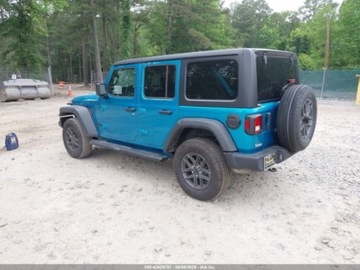 Jeep Wrangler IV 2024 Jeep Wrangler 4-Door Sport S 2024 3.6l 3.6 Benzyna 285KM, zdjęcie 3