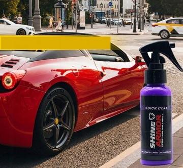 SHINE ARMOR ПОЛИМЕРНАЯ КЕРАМИЧЕСКАЯ ЗАЩИТА КРАСКИ ДЛЯ АВТОМОБИЛЯ + МИКРОФИБРА