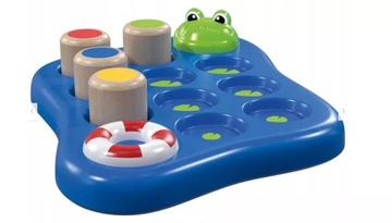 DREWNIANA GRA MOTORYCZNA ŻABA Z DZWIĘKIEM PLAYTIVE
