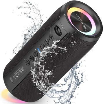 Głośnik Bluetooth 5.2 IPX6 Odporny na Rozpryski 360° Dźwięk Stereo