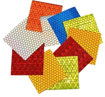 ODBLASKOWE SAMOPRZYLEPNE NAKLEJKI 5x5cm MIX 10szt