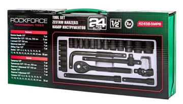 НАБОР ТОРЦЕВЫХ КЛЮЧЕЙ С ТРЕЩОТКОЙ 1/2