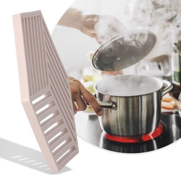 3x PODKŁADKI STÓŁ SILIKONOWA Mata Ochronna PODSTAWKA pod GARNEK PATELNIĘ