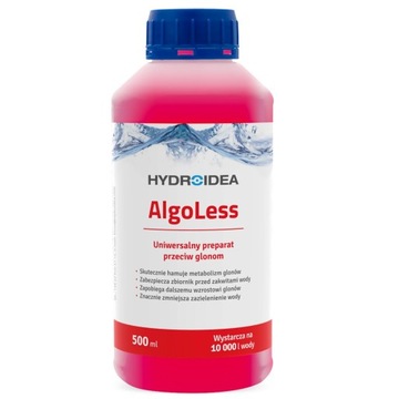 Hydroidea AlgoLess SAFE Удаление водорослей ЗЕЛЕНАЯ ВОДА в пруду Сине-зеленые водоросли