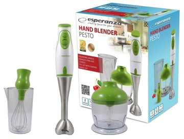 ZESTAW WIELOFUNKCYJNY BLENDER RĘCZNY MIKSER AKCESORIA KOŃCÓWKI