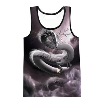 Koszulka bez rękawów China Dragon Tank Tops For