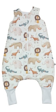 Śpiworek z nogawkami nogawka cienki lato 86-104 cm 1 tog