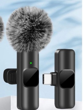 MIKROFON KRAWATOWY BEZPRZEWODOWY USB-C ANDROID