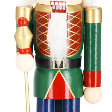 ДЕРЕВЯННАЯ ЩЕЛКУНЧИК XXL 38см статуэтка ПРЕМИУМ РОЖДЕСТВЕНСКОЕ УКРАШЕНИЕ