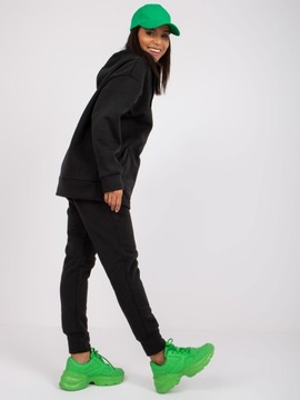 Теплый спортивный костюм ЖЕНСКИЙ, спортивный костюм F62, черный, S/M