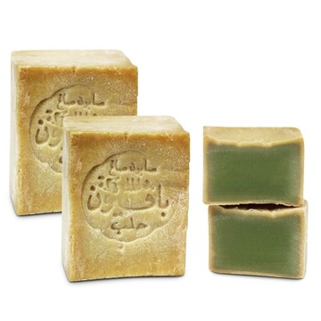 2x MYDŁO OLIWKOWE W KOSTCE ALEPPO 100% OLIWA Z OLIWEK 190 g DO CIAŁA NATURA