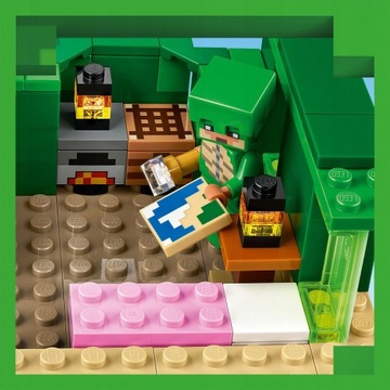 LEGO Minecraft Пляжный домик «Черепаха» 21254