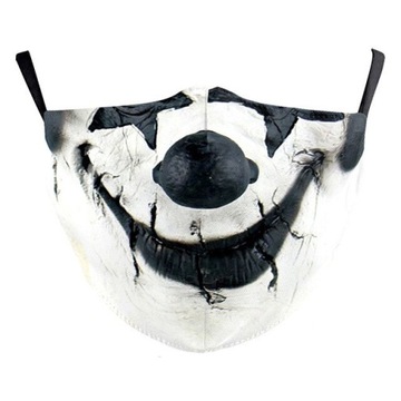 Maseczka streetwear Maska z nadrukiem Czacha Wzory