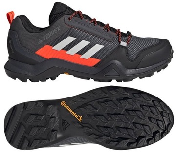 BUTY ADIDAS TERREX AX3 GTX FX4568 trekkingowe GORE-TEX czarne rozm. 44