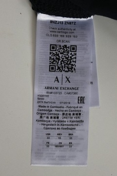 Armani Exchange Slim chinosy rozm 33-34 pas 88 cm