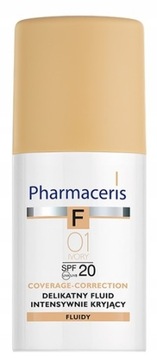 PHARMACERIS F FLUID KRYJĄCY 01 IVORY SPF20, 30ml
