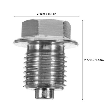 ŚRUBA SPUSTOWA OLEJU MAGNETYCZNEGO Z MONTAŻEM KORKA MISKI OLEJOWEJ