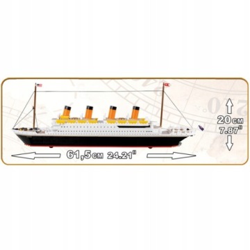 Корабль Cobi RMS Титаник 1914А 600 элементов