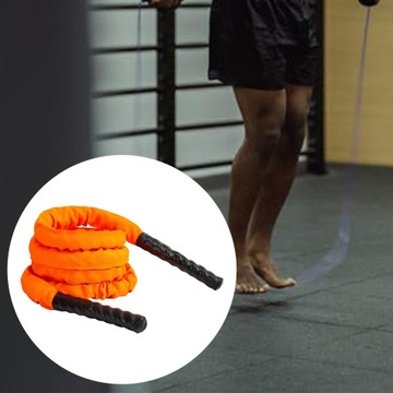 Утяжеленные скакалки для взрослых для прыжков 3,8 см х 3 м.