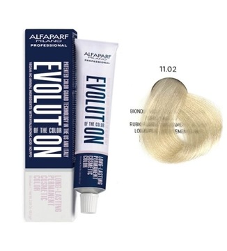 ALFAPARF 11.02 EVOLUTION TRWAŁA FARBA DO WŁOSÓW PLATINUM SOFT VIOLET 60ML