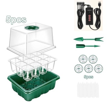 НАБОР 5 X МИНИ-ТЕПЛИЦЫ МИНИ-ТЕПЛИЦЫ НАБОР ПОСАДОВ ДЛЯ ТЕПЛИЦЫ