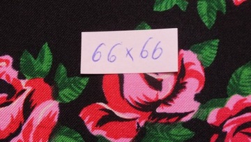 Шарф «Роза», 100% шелк.