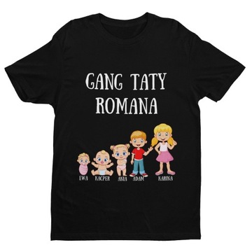 KOSZULKA T-SHIRT PREZENT NA DZIEŃ OJCA GANG TATY